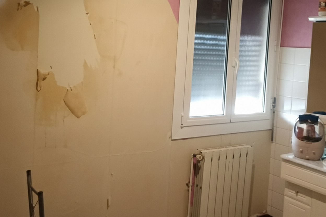 Salle de bain avant travaux